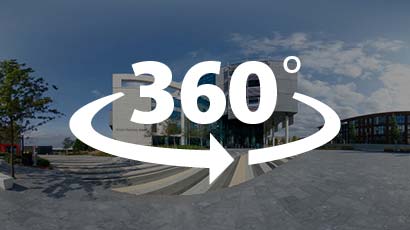 360 image of the interior of the Bristol Business School