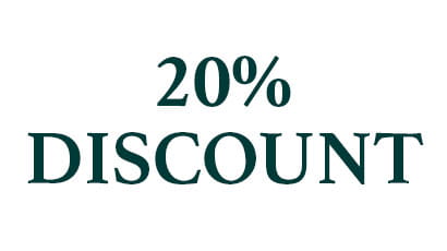 20 per cent discount