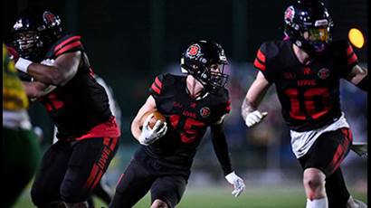 UWE's American football team in action
