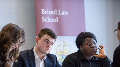 Students at Bristol Law School