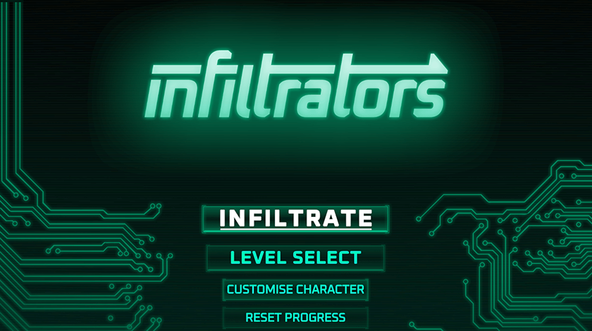 Infiltrators main menu