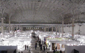 A view of the SOFA expo stands.