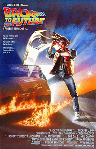 Back to the Future film poster.