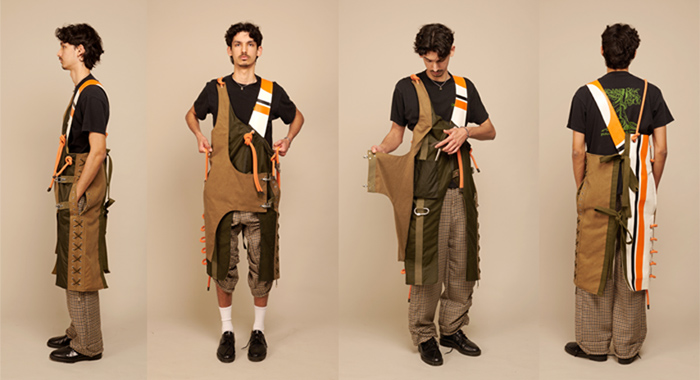 'Along the Towpath' workwear collection by Jade Meinema.