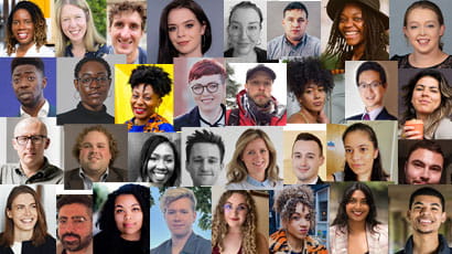 Collage of headshots for our '30 to watch' list.