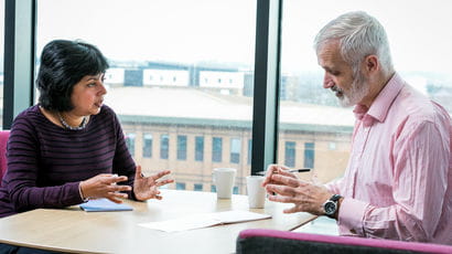 Business consultants in discussion