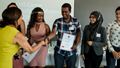 Students who participated in the Equity scheme being presented with awards.