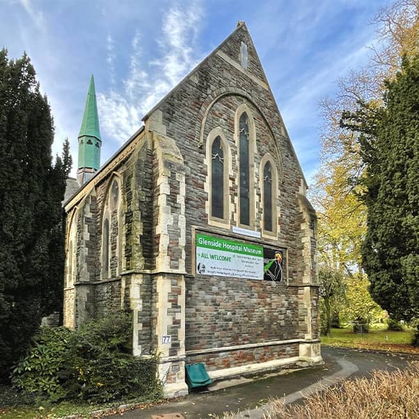 Exterior of the Glenside Hospital Museum located on Glenside Campus.