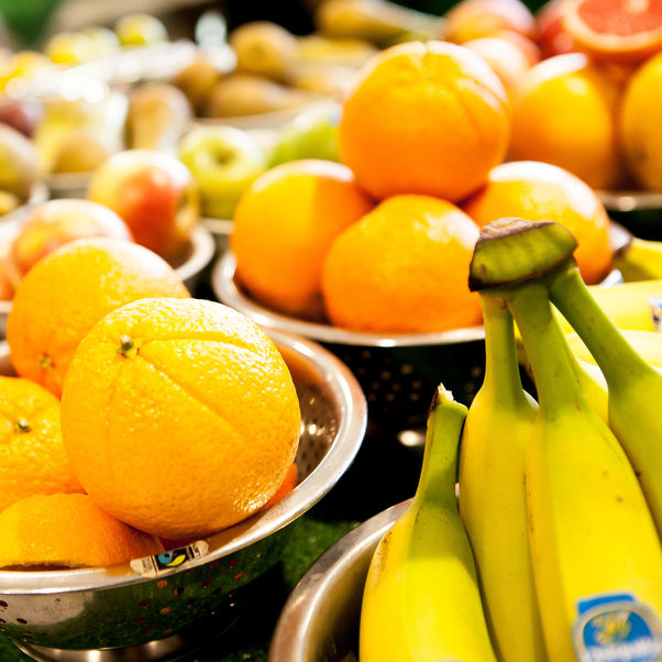 Fresh fruit from a local supplier