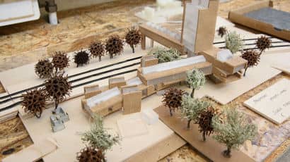 Architecture model of some buildings