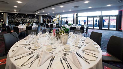 Hospitality at Ashton Gate Stadium.