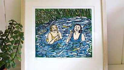 'Swimming Women' artwork from Victoria Willmott.