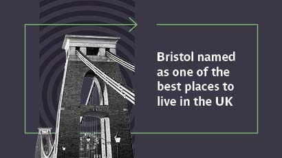 Bristol named as one of the best places to live in the UK infographic