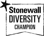 Stonewall Diversity Champion logo