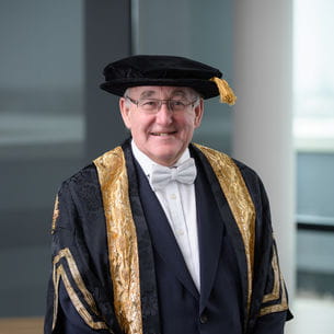 Chancellor of UWE Bristol Sir Ian Carruthers OBE
