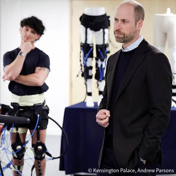 Image of Prince William at UWE Bristol Robotics Laboratory, taken by Andrew Parsons.