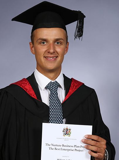 William Jeffries, Nurture Business Plan Prize Winner 2019