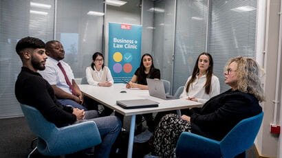 Law professionals at a workshop