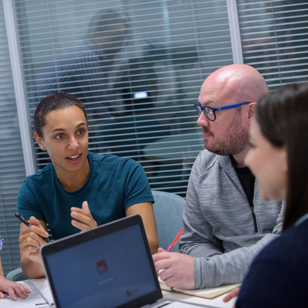 Business colleagues at UWE Business Advice centre
