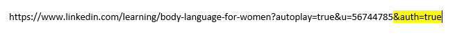 LinkedIn URL example