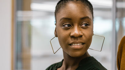 Black female student portrait