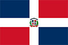 Dominican Republic country flag.