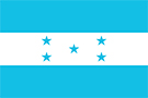 Honduras country flag.