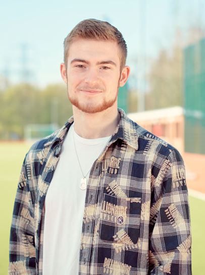 Close up of student Ethan