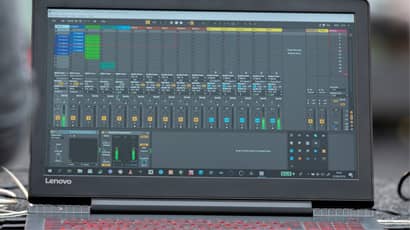 Ableton program screenshot.
