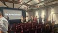 Attendees networking at the From Grount to Orbit event.