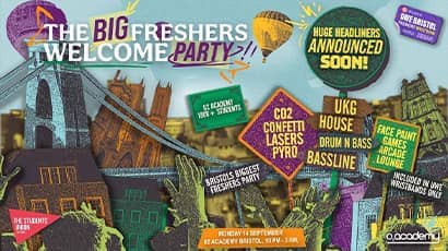 The Big Freshers Welcome Party poster
