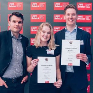 celebrating UWE talent winners