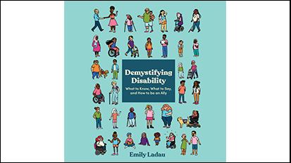Cover of a book on disability by emily ladau