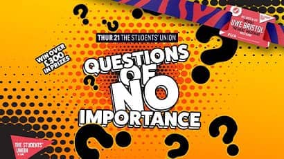 Questions of No Importance quiz poster
