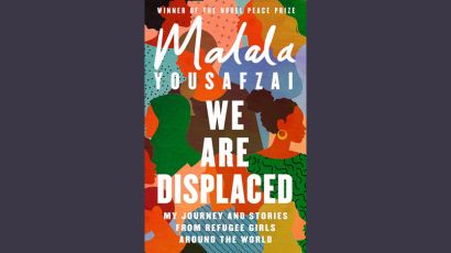 We are displaced by Malala Yousafzai book cover