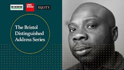 A Bristol Distinguished Address Series featured Dr Edson Burton photograph