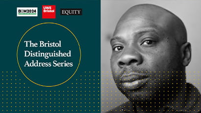 A Bristol Distinguished Address Series featured Dr Edson Burton photograph