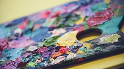 A colourful painting