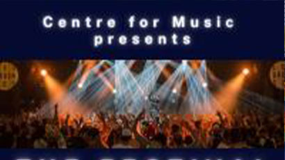Poster of this event featuring people in a music festival