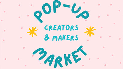 Poster of the student ventures pop-up market event