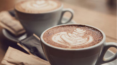 Two cup of coffee on the table
