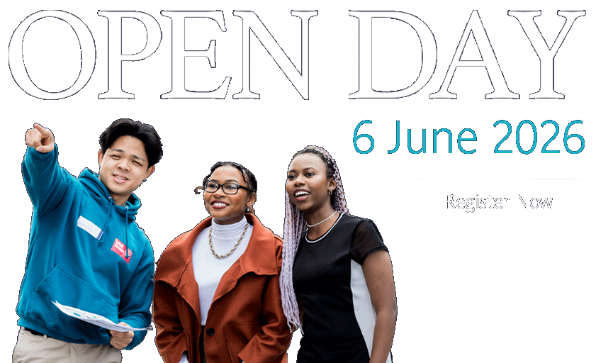 Open day 6 June 2026 register now