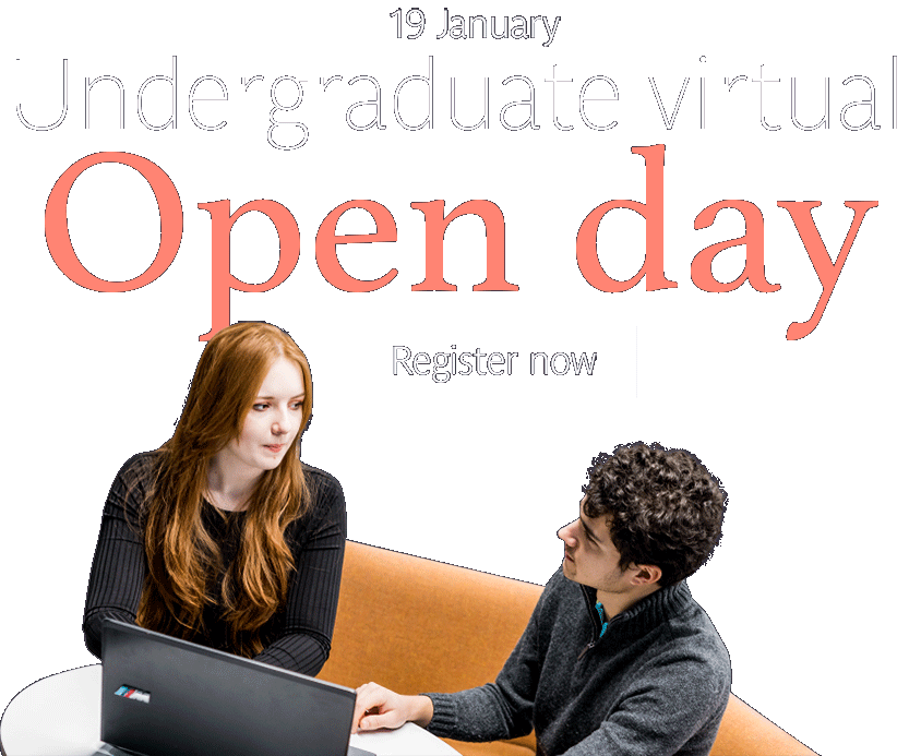 Virtual Open Day, 19 January, book now