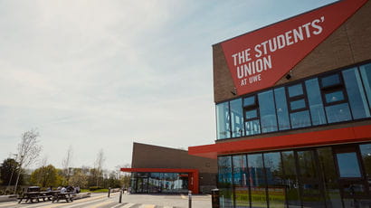 Students' Union building on Frenchay Campus