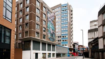 Exterior of Nelson and Drake House accommodation.