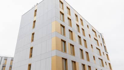 Exterior of Purdown View building on Frenchay Campus.