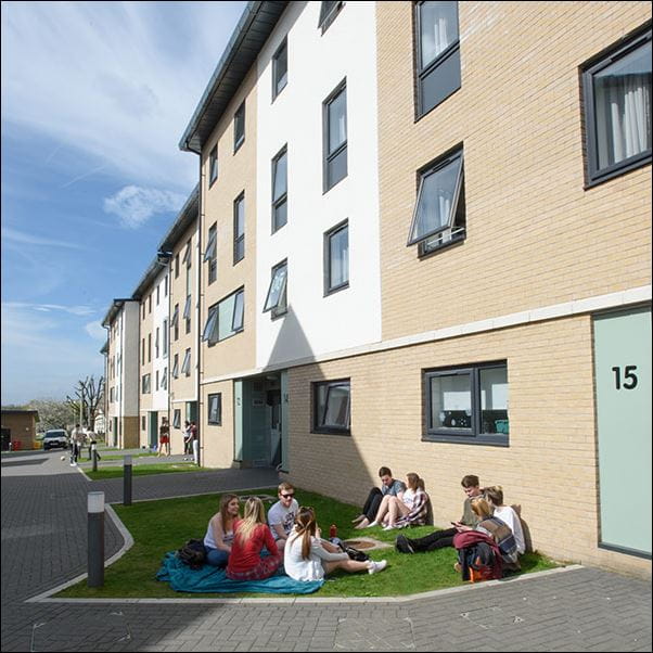 Exterior of Wallscourt Park student accommodation at Frenchay campus