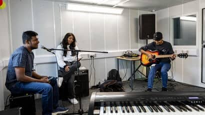 Centre for Music rehearsal studio