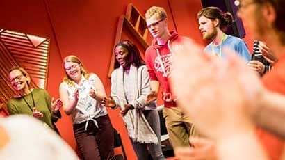 Group of Centre for Music members singing