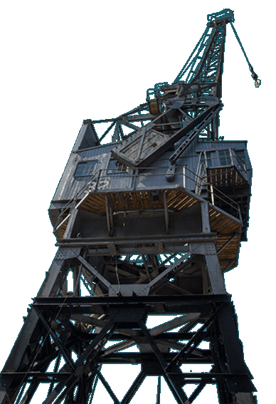 One of Bristol's harbourside cranes.